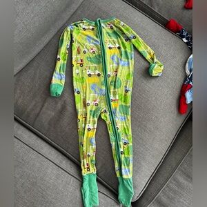 Little Sleepies Green Footies Pajamas